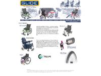 glide.com.au Display All Powered Wheelchairs, Distributors for Trulife Cushions, Max Grepp Sports 24'' Rim.