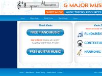 gmajormusictheory.org Free piano sheet music, Free guitar sheet music, AP music theory