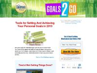 goals2go.com goal setting program, goal setting software, goals and objectives