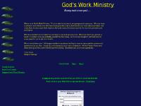 Welcome To Godswork: Encouragement and Inspiration is what we are all about! Welcome To Godswork: Encouragement and Inspiration is what we are all about!