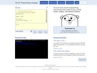 The Project, The Go Programming Language, Format, BSD license The Project, The Go Programming Language, Format, BSD license