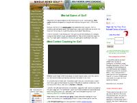 Mental Game of Golf Mental Game of Golf