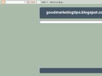 Good Marketing Tips Blog