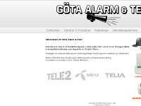 G&ouml;ta Alarm & Tele - Startsidan - 031-44 44 44 - LARM & S&Auml;KERHET, TELEFONI, KAMERA&Ouml;VERVAKNING