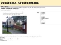 Databasen Göteborgiana Databasen Göteborgiana