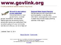 govlink.org govlink, multijurisdictional web site, king county regional amber alert plan