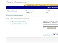 Welcome to GraceAlone.COM