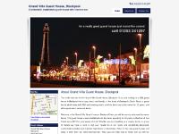Grand Villa Guest House, Blackpool | Blackpool, Lancashire | Comfortable, established
