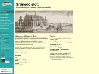 Grönsöö slott och slottspark i Mälaren väster om Stockholm Grönsöö slott och slottspark i Mälaren väster om Stockholm