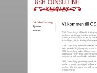 Om GSH Consulting Om GSH Consulting