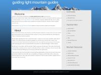 Guiding Light Mountain Guides - The specialists for guided walking, climbing, trekking,