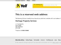 Reserved web address for Heritage Property Services » Yell.com