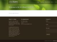 Mr H A Mann MBBS MD AFRCS FRCS (Tr & Orth) Mr H A Mann MBBS MD AFRCS FRCS (Tr & Orth)