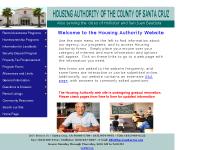 Housing Authority of the County of Santa Cruz Housing Authority of the County of Santa Cruz