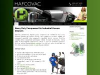 HafcoVac Compressed Air Industrial Vacuum Cleaners | 855-HAFCOVAC