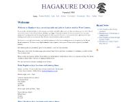 Hagakure Dojo | Founded 1969 Hagakure Dojo | Founded 1969