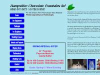Chocolate Fountain Hire - Covering Hampshire, Surrey, Sussex and London Chocolate Fountain Hire - Covering Hampshire, Surrey, Sussex and London