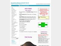 Mass & Liturgy Times, Fr Paul's Homilies, Monthly Diary, Parish Pastoral Council  Mass & Liturgy Times, Fr Paul's Homilies, Monthly Diary, Parish Pastoral Council