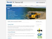 Plant Hire in Gloucestershire : Derek W Hancox Ltd Plant Hire in Gloucestershire : Derek W Hancox Ltd