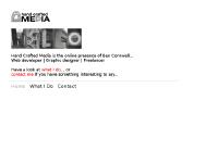 Hand Crafted Media - The playing ground of Ben Cornwell