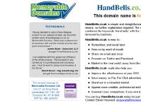 The domain name HandBells.co.uk is for sale. Own it today. Find out how... The domain name HandBells.co.uk is for sale. Own it today. Find out how...
