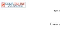 SUMS Online SUMS Online