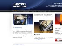 hanssonkapell.com hanssonskapell ab, lastbilskapell, pickuppkapell