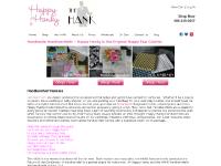 Handkerchief, Handkerchiefs, Personalised Handkerchiefs - Happy Hanky