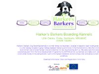 Harkers Barkers - Dog Boarding Kennels Harkers Barkers - Dog Boarding Kennels