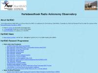 Hartebeesthoek Radio Astronomy Observatory Hartebeesthoek Radio Astronomy Observatory