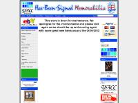 hasbeensigned.co.uk AUTHENTIC SIGNED MEMORABILIA AT AFFORDABLE PRICES hasbeensigned.co.uk AUTHENTIC SIGNED MEMORABILIA AT AFFORDABLE PRICES