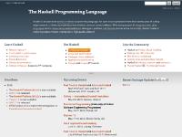  integration with other languages, concurrency and parallelism, What is Haskell?, tutorials