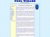 Swimming pool maintenance, pool information and pool problems - POOL WIZARD Swimming pool maintenance, pool information and pool problems - POOL WIZARD
