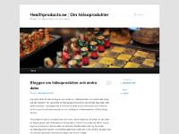 Healthproducts.se | Om hälsoprodukter | Bloggen om hälsoprodukter och andra grejer