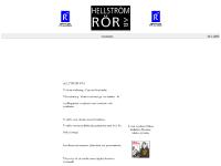 hellstromror.se vvs, gasinstallationer, fjärrvärme