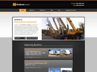 hendersonauctions.com heavy equipment auctions, live public auctions, fema trailer auctions