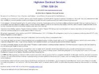 Highclere Electrical Services Highclere Electrical Services