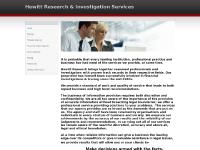 Hewitt Research & Investigation Services - Home