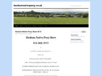 hexhamnativepony.co.uk | Hexham Native Pony Show hexhamnativepony.co.uk | Hexham Native Pony Show