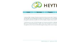 heythorp.co.uk Heythorp, Ben Heavey, Project Management