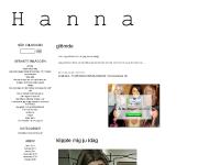 HANNA - HANNA -