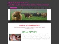 highpointfarms.net local meats, grass fed beef, pork chicken