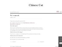 Chinese Cut