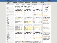 Holidays and School Terms in United States 2010, 2011, 2012 - International Holiday Calendar - Solid Apps