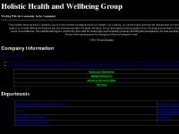 Holistic Health and Wellbeing Group Holistic Health and Wellbeing Group
