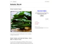 holisticworld.com natural remedies, natural cures