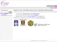 homelesscork.org Text only version, Accessibility,  Find a service 