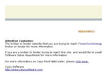 homeloanguide - WebCaster Site not Found