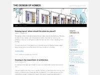 THE DESIGN OF HOMES | Exploring housing design issues in the UK THE DESIGN OF HOMES | Exploring housing design issues in the UK