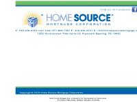 Home Source Mortgage Corp. 877-850-7247 Making Your Dream a Reality (SM) Home Source Mortgage Corp. 877-850-7247 Making Your Dream a Reality (SM)